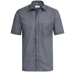 GREIFF Kurzarmhemd BASIC Corporate Hemd Herren Anthrazit (35/36)