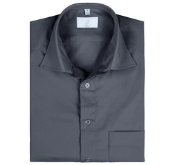 GREIFF Kurzarmhemd BASIC Corporate Hemd Herren Anthrazit (35/36)