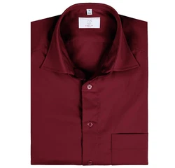 GREIFF Kurzarmhemd BASIC Corporate Hemd Herren Bordeaux
