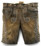 Maddox Trachtenlederhose Rafael Antik Nuss