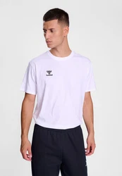 hummel T-Shirt Rundhalsausschnitt gesticktes Logo Regular fit (7924) Wei (7924)