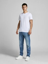 Jack & Jones T-Shirt Essentials JJEORGANIC BASIC TEE SS O-NE (5er-Pack) Dunkelblau/Weiß/Blau/Hellblau