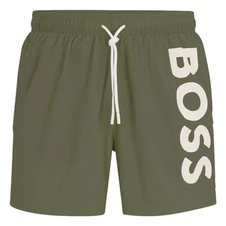 BOSS Badeshorts Octopus Dunkelgrün/Grün