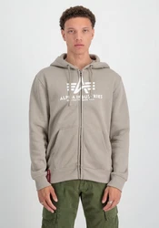 ALPHA INDUSTRIES Sweatjacke Khaki/Braun/Hellgrau/Beige/Grau