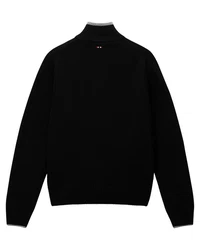 Napapijri Dain Half Zip 5 Strickpullover Schwarz