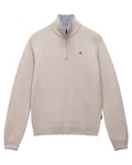Napapijri Dain Half Zip 5 Strickpullover beige/beige/hellbeige