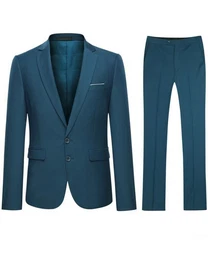 Anzug (2 tlg) Herren Slim Fit Anzge Modern Herrenanzug fr Business