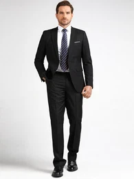 Anzug (2 tlg) Herren Slim Fit Anzge Modern Herrenanzug fr Business