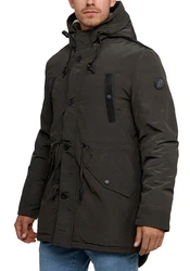 Indicode Langjacke INCallen Dunkelgrün/Khaki/Dunkelgrau/Grau/Schwarz