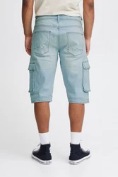 BLEND Shorts Cargojeans Hellblau/Blau