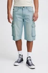 BLEND Shorts Cargojeans Hellblau/Blau