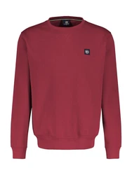 LERROS Sweatshirt Urbaner Sweatshirtstyle Dunkelrot/Rot/Bordeaux