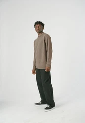 Cleptomanicx Strickpullover Classico Ligull olivgrn