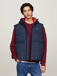 Steppweste TJM ESSENTIAL DOWN VEST EXT abnehmbare Kapuze mit Kordelzug
