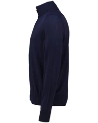 BOSS Strickjacke AVAC_FZ Regular Fit Dunkelblau/Blau