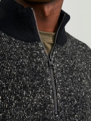 JACK & JONES Pullover 'JCOSpace' Schwarz/Dunkelgrau