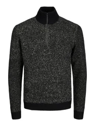 JACK & JONES Pullover 'JCOSpace' Schwarz/Dunkelgrau