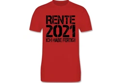 Shirtracer T-Shirt Rente schwarz