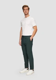 Stoffhose s.O PURE: Hochelastische Anzughose in Wolloptik