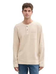 TOM TAILOR Shirt Beige/Khaki/Braun