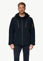Allwetterjacke Wasserabweisende Jacke mit Kapuze und Zip-Details Artwork