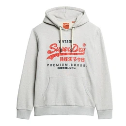 Sweatshirt Herren Hoodie - Duo Vintage Logo Hoodie, Logo