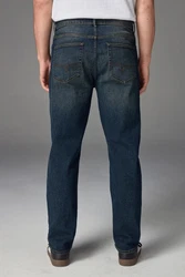 Next Straight-Jeans Authentic Straight Fit Blau/Dunkelblau/Hellblau