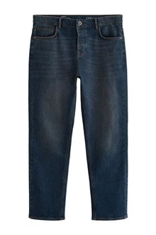 Next Straight-Jeans Authentic Straight Fit Blau/Dunkelblau/Hellblau