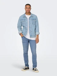 ONLY & SONS Slim-fit-Jeans Loom Blau/Hellblau