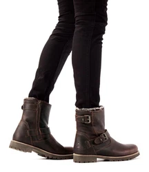 Panama Jack Winterstiefelette Faust braun/dunkelbraun