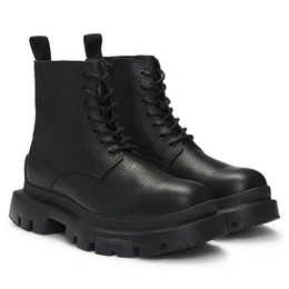 Herren Boots - Fabyan halb ltgr, Schnrstiefel, Stiefel