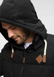 Bruno Banani Steppjacke modischer Stil Schwarz