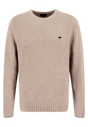 FYNCH-HATTON Rundhalspullover Pullover - Casual Fit Beige/Khaki/Braun