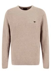 FYNCH-HATTON Rundhalspullover Pullover - Casual Fit Beige/Khaki/Braun
