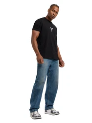 CARLO COLUCCI T-Shirt Dinato Schwarz/Rot