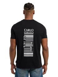 CARLO COLUCCI T-Shirt Dinato Schwarz/Rot