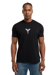 CARLO COLUCCI T-Shirt Dinato Schwarz/Rot