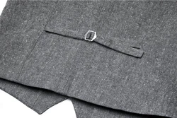 Prince Anzugweste Grau/Silber