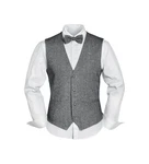 Prince Anzugweste Grau/Silber