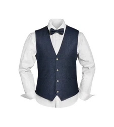 Prince Anzugweste Hellblau/Dunkelblau/Blau