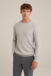 WE Fashion Sweater Braun/Beige/Khaki/Grau/Lila