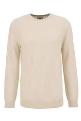WE Fashion Sweater Khaki/Beige/Weiß/Braun