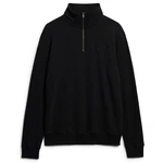 Superdry Sweatshirt Essential Logo Henley schwarz