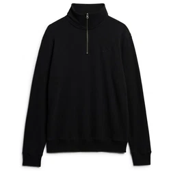 Superdry Sweatshirt Essential Logo Henley schwarz