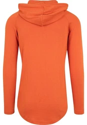 URBAN CLASSICS Herren Long Shaped Terry Hoody Orange