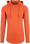 URBAN CLASSICS Herren Long Shaped Terry Hoody Orange