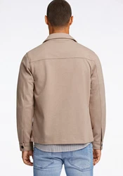 LINDBERGH Hemdjacke Oberhemd Beige/Braun/Khaki