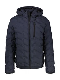 Funktionsjacke Steppjacke mit abnehmbarer Kapuze - Gerade