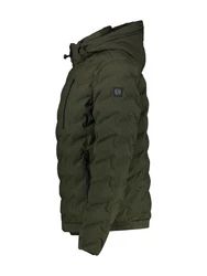 LERROS Blouson Funktionsjacke Steppjacke mit abnehmbarer Kapuze Dunkelgrün