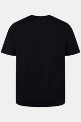 JP1880 T-Shirt Henley Basic Knopfleiste Schwarz/Dunkelblau